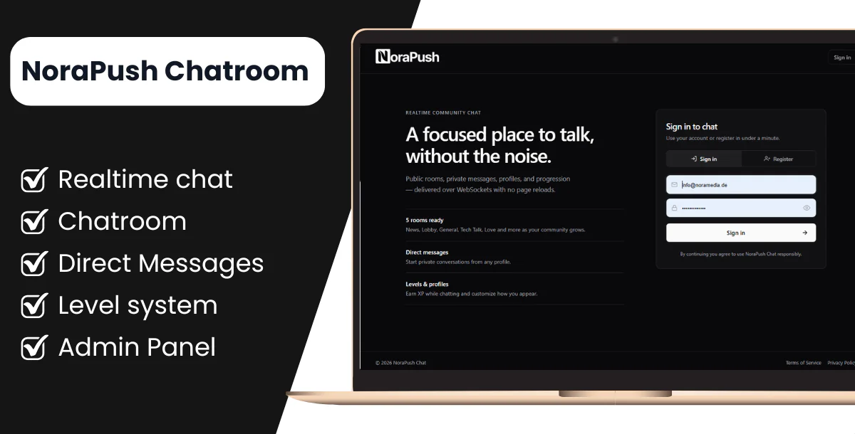 Realtime WebSocket Community Chat Script with XP & Moderation