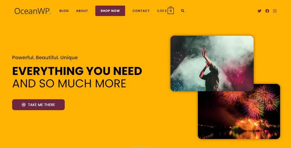 WordPress Free themes OceanWP